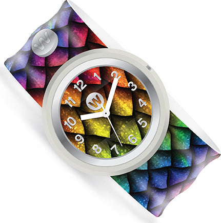 Rainbow Scales - Watchitude Slap Watch