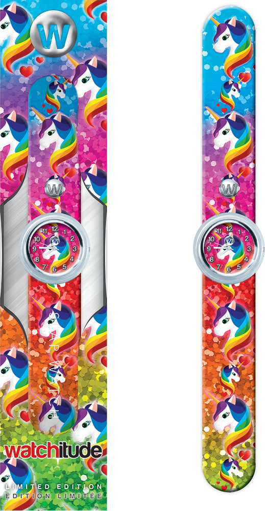 Rainbow Unicorns - Watchitude Slap Watch