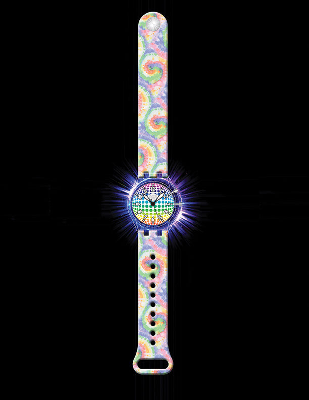 Tropical Tie Dye - Light Up Watch - Watchitude Glow