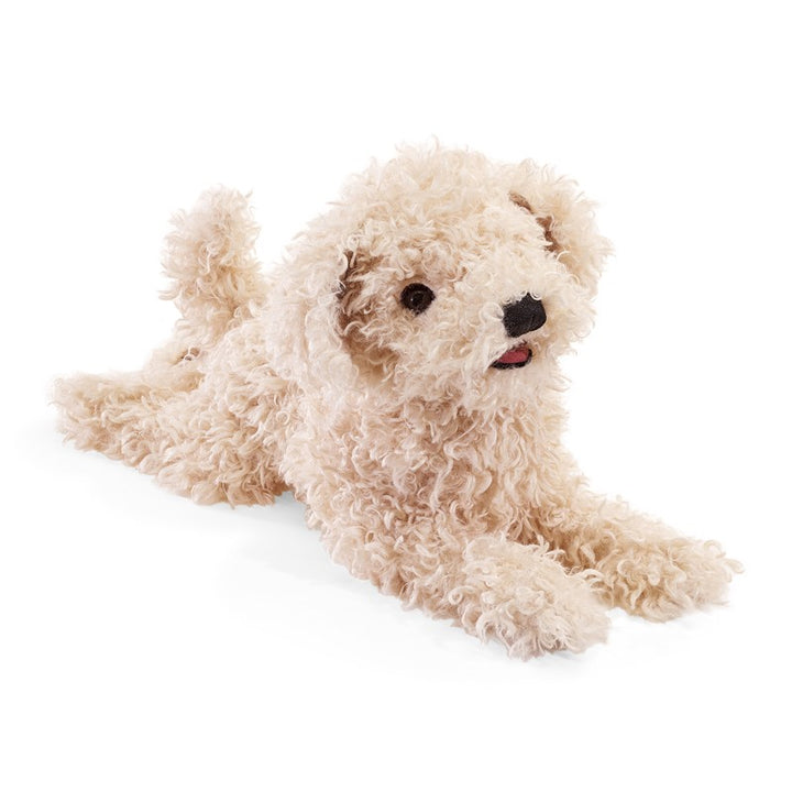 White Poodle Puppy Puppet