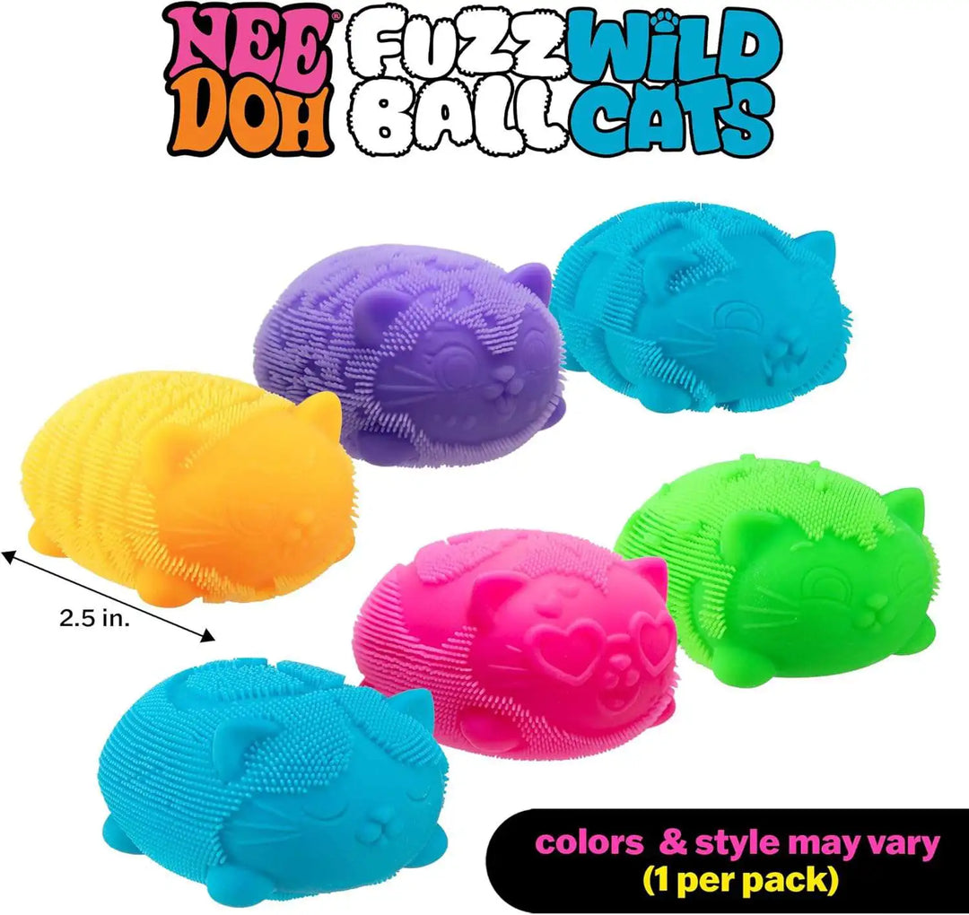 Wild Cats Fuzz Ball Nee Doh Individual LIMIT 1