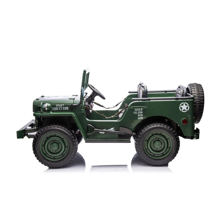 Willy Jeep 24V Green Assembled *Local Pickup/Delivery only