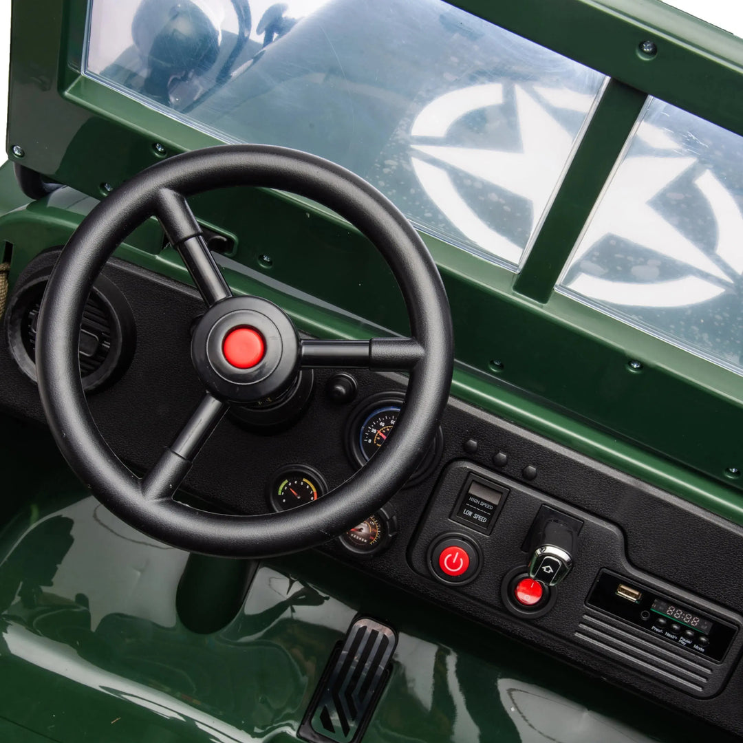 Willy Jeep 24V Green Assembled *Local Pickup/Delivery only