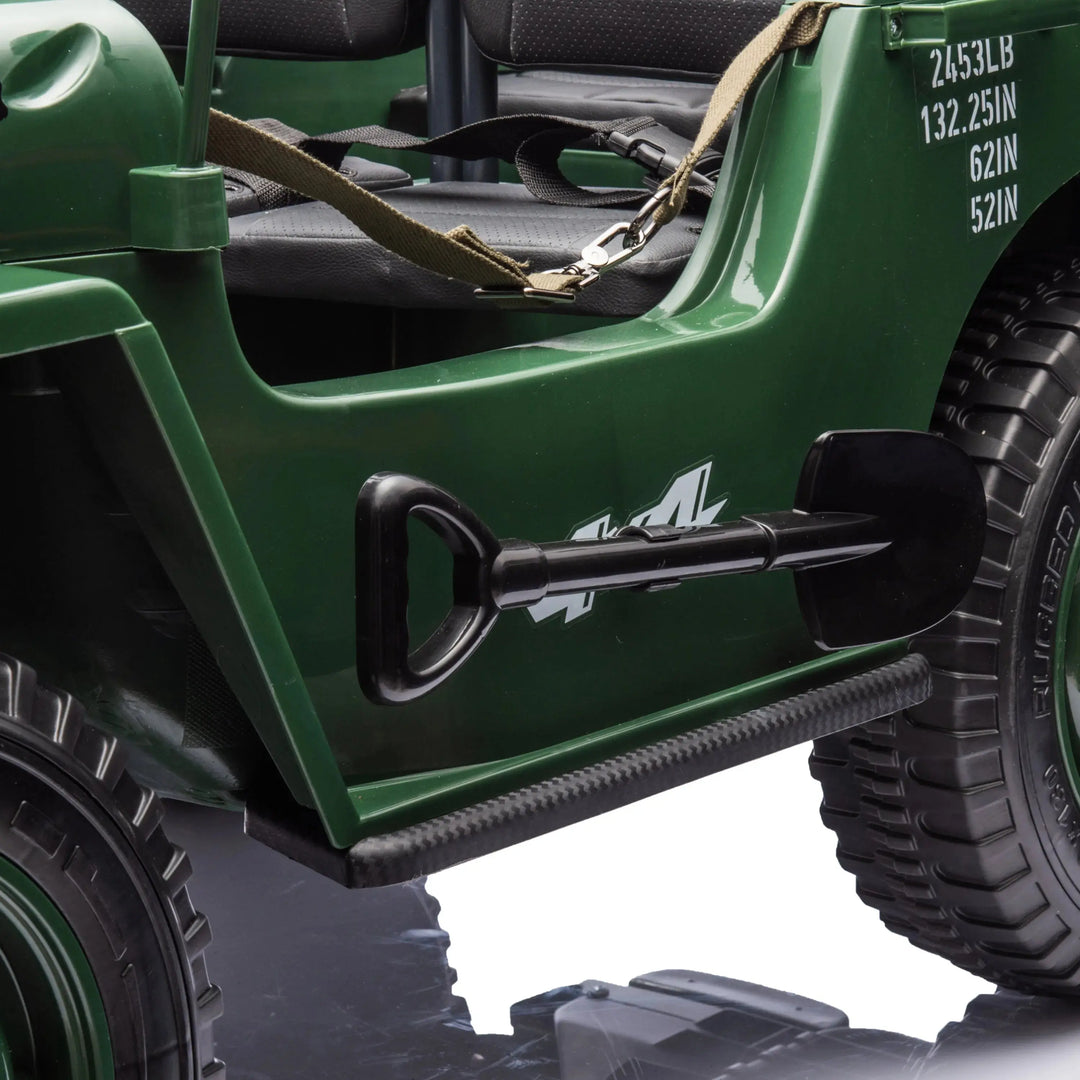 Willy Jeep 24V Green Assembled *Local Pickup/Delivery only