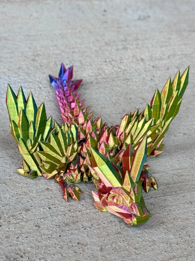 Baby Crystal Winged Dragon