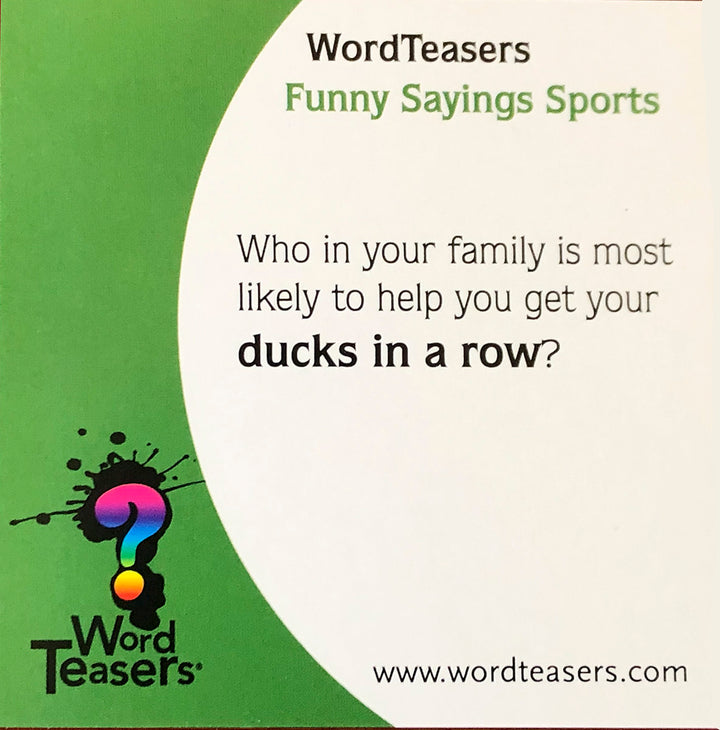 WordTeasers: Funny Sports Sayings