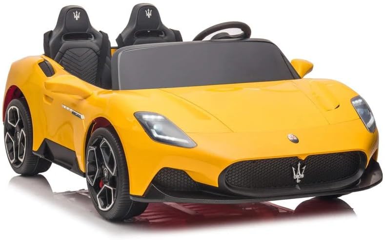 24V Maserati W Remote - Yellow Assembled