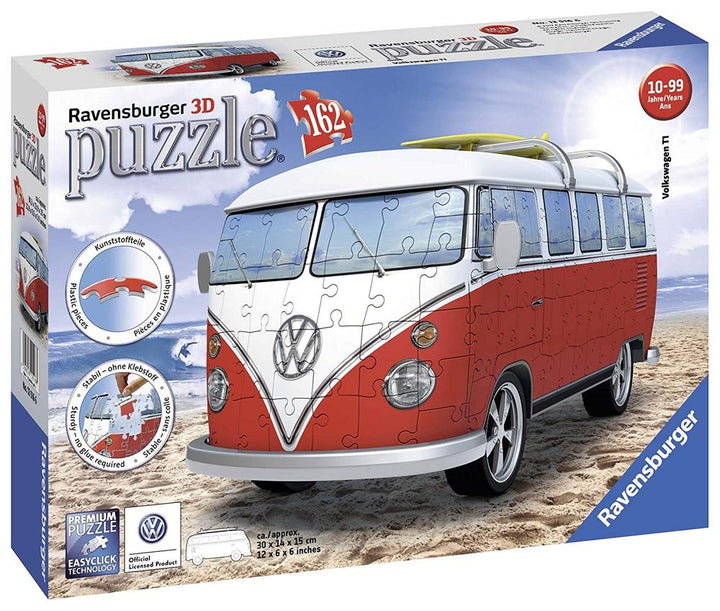 VW Bus T1 Campervan 168 PC 3D Puzzle
