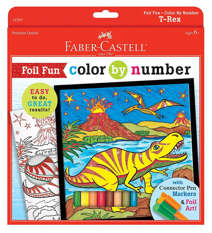 Color By Number T-Rex