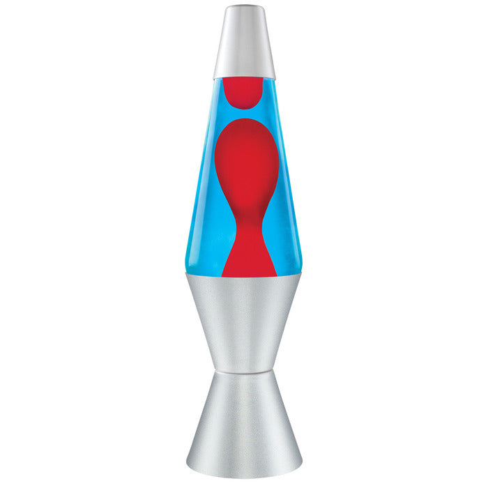 Lava Lamp 14.5" Red & Blue