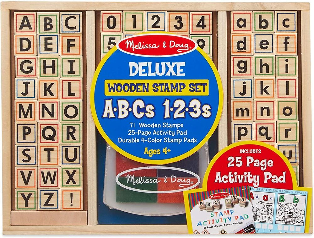 ABC's and 1-2-3's Stamp Set