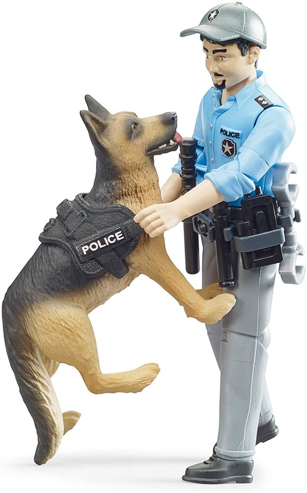 Policeman with Dog