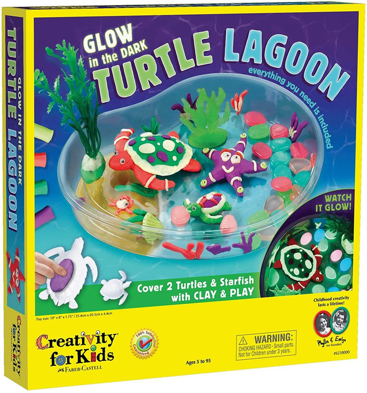 Create with Clay Glow in the Dark Turtle Lagoon