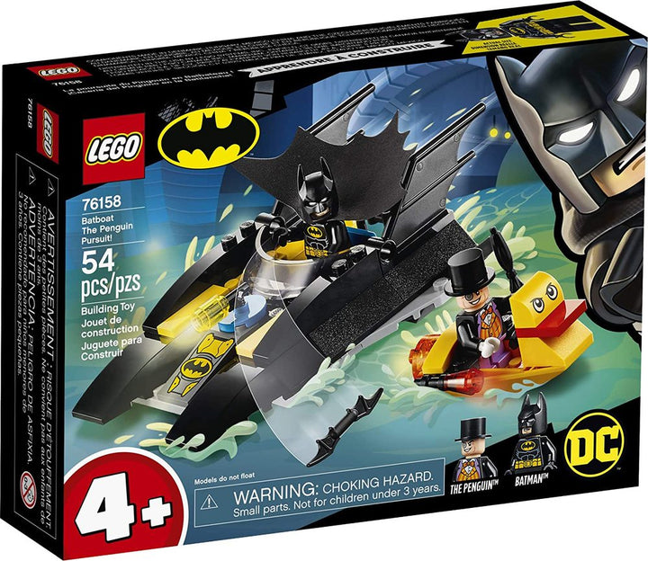 Superheroes Batboat Penguin Pursuit