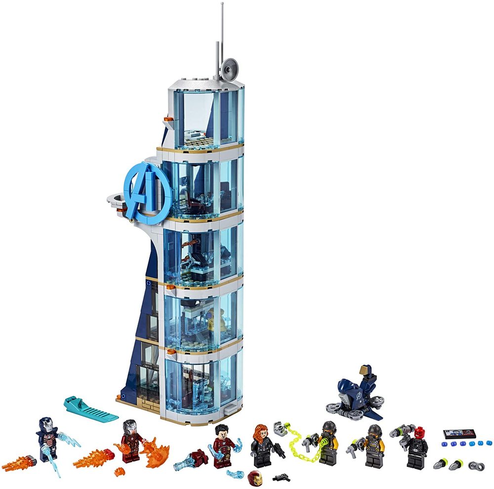 Superheroes Avengers Tower Battle