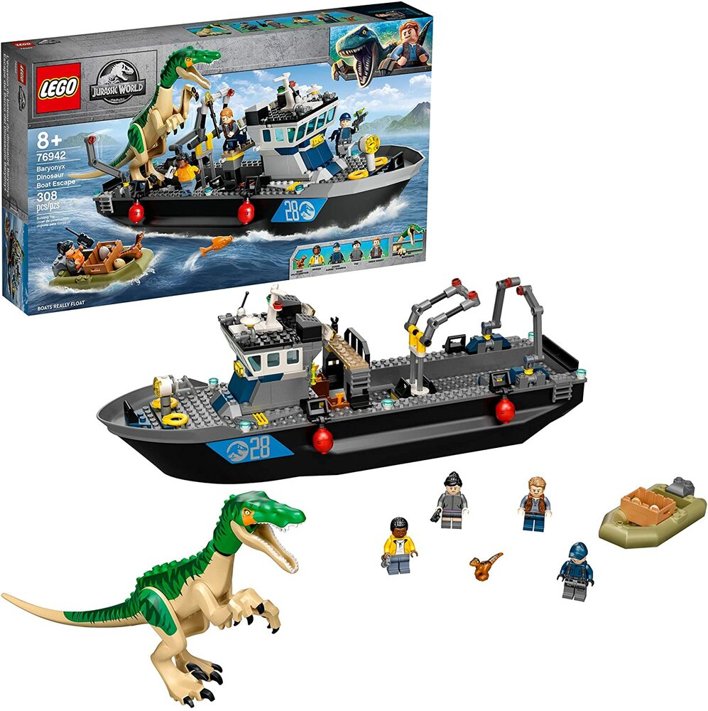 Jurassic World Baryonyx Dino Boat Escape