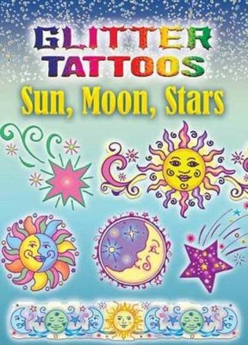 Glitter Tattoos - Sun, Moon, Stars