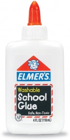Elmer's Washable White Glue 4oz
