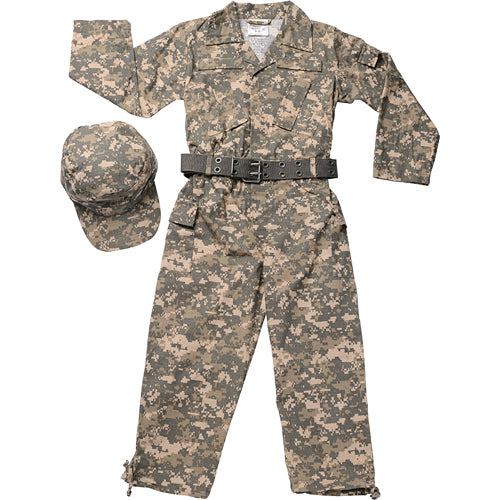 Jr. Camouflage Suit with Cap Belt, Size 2/ 3