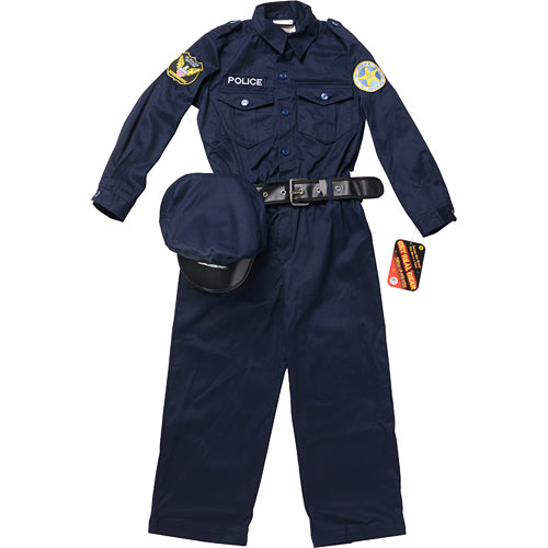 Jr. Police Officer Suit w/Cap & Belt, size 2/3