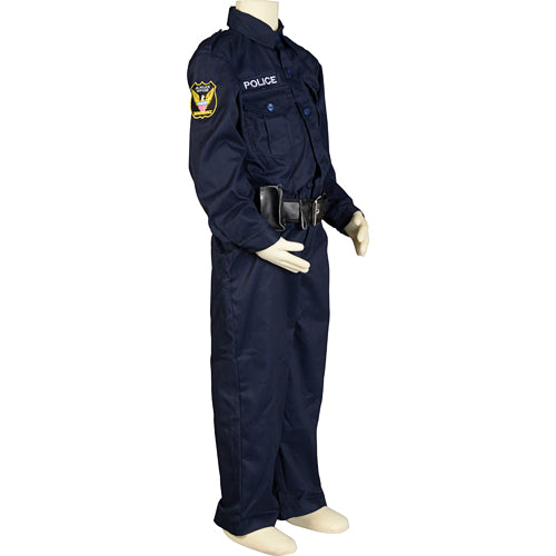 Jr. Police Officer Suit w/Cap & Belt, size 2/3