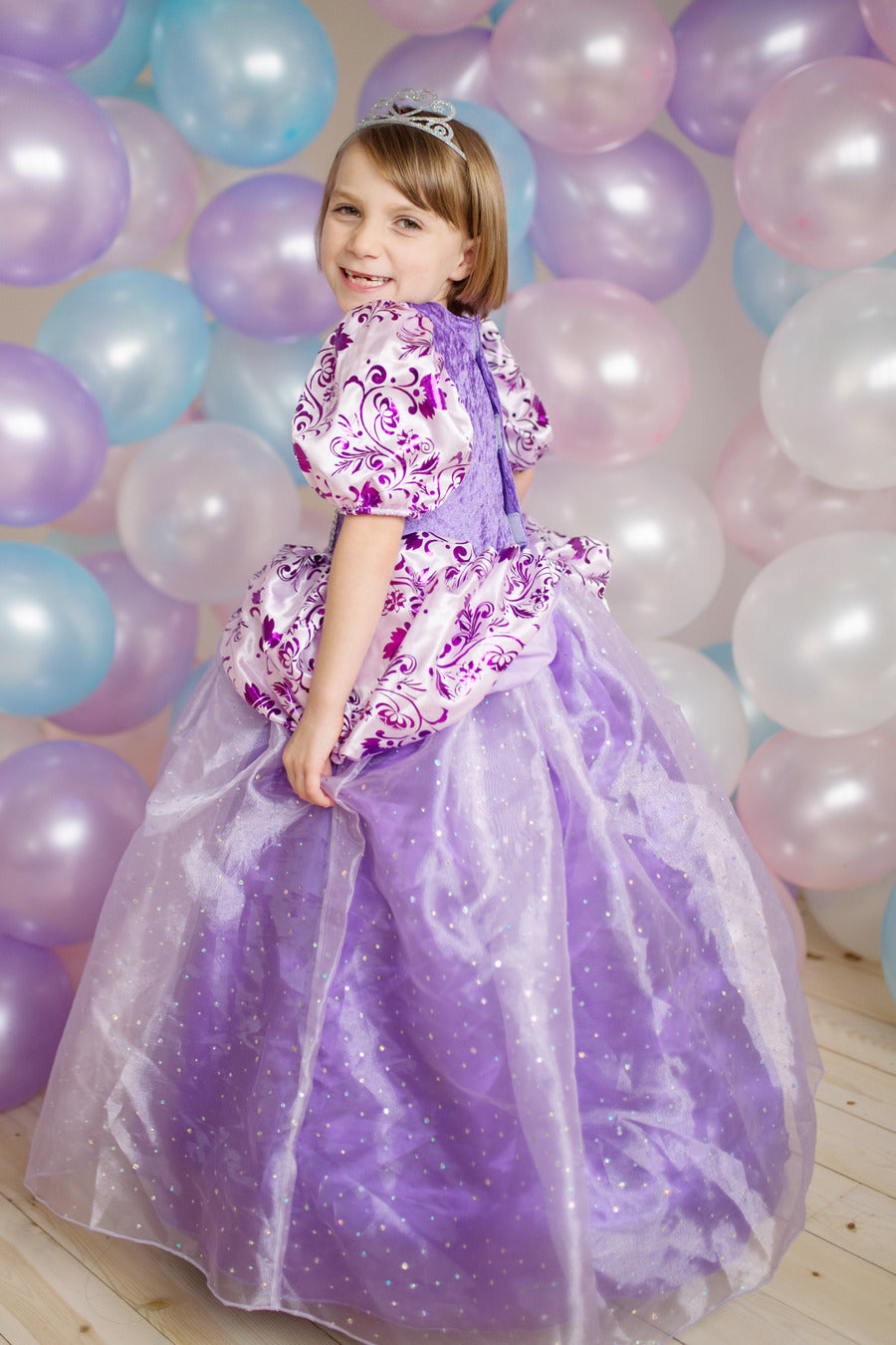 Royal Pretty Princess Lilac Dress (Size 5-6)