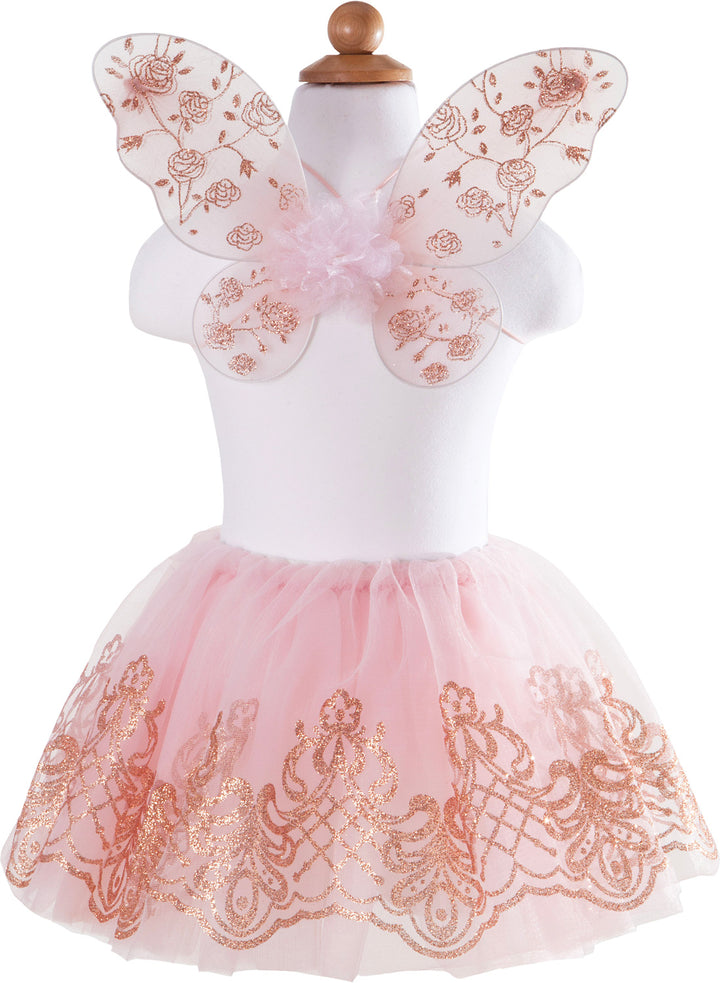 Rose Gold Tutu & Wings Set Size 4-6