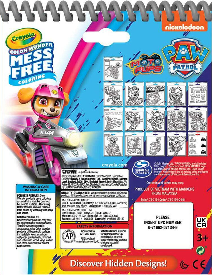 Color Wonder Activity Pad, Paw Patrol