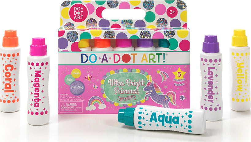 Do A Dot Art! Marker Tutti Frutti Shimmer Markers, 5-Pack