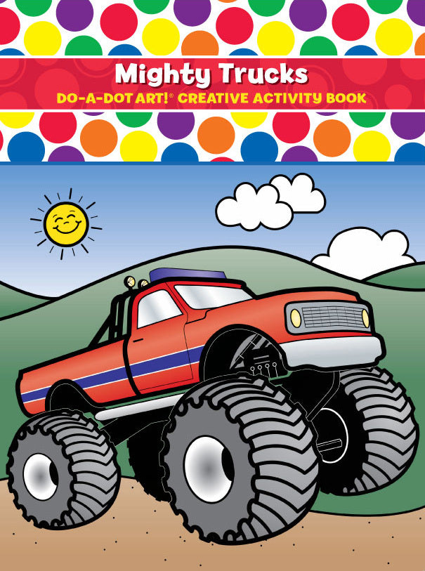 Do-A-Dot Mighty Trucks Activity Book