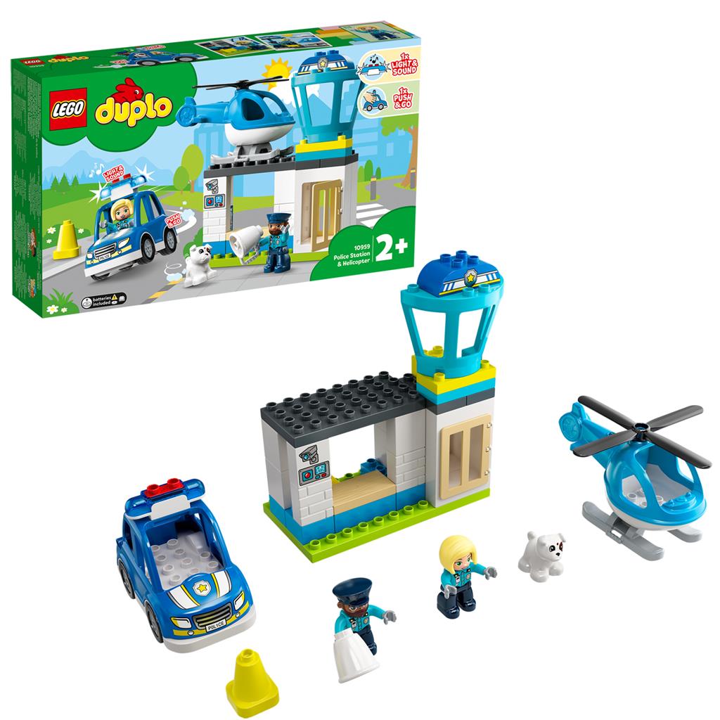DUPLO Police Station & Helicopter