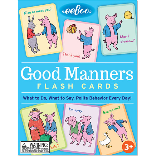 Good Manners Flash Cards 2nd Edition
