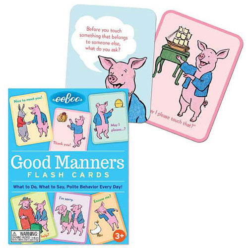 Good Manners Flash Cards 2nd Edition