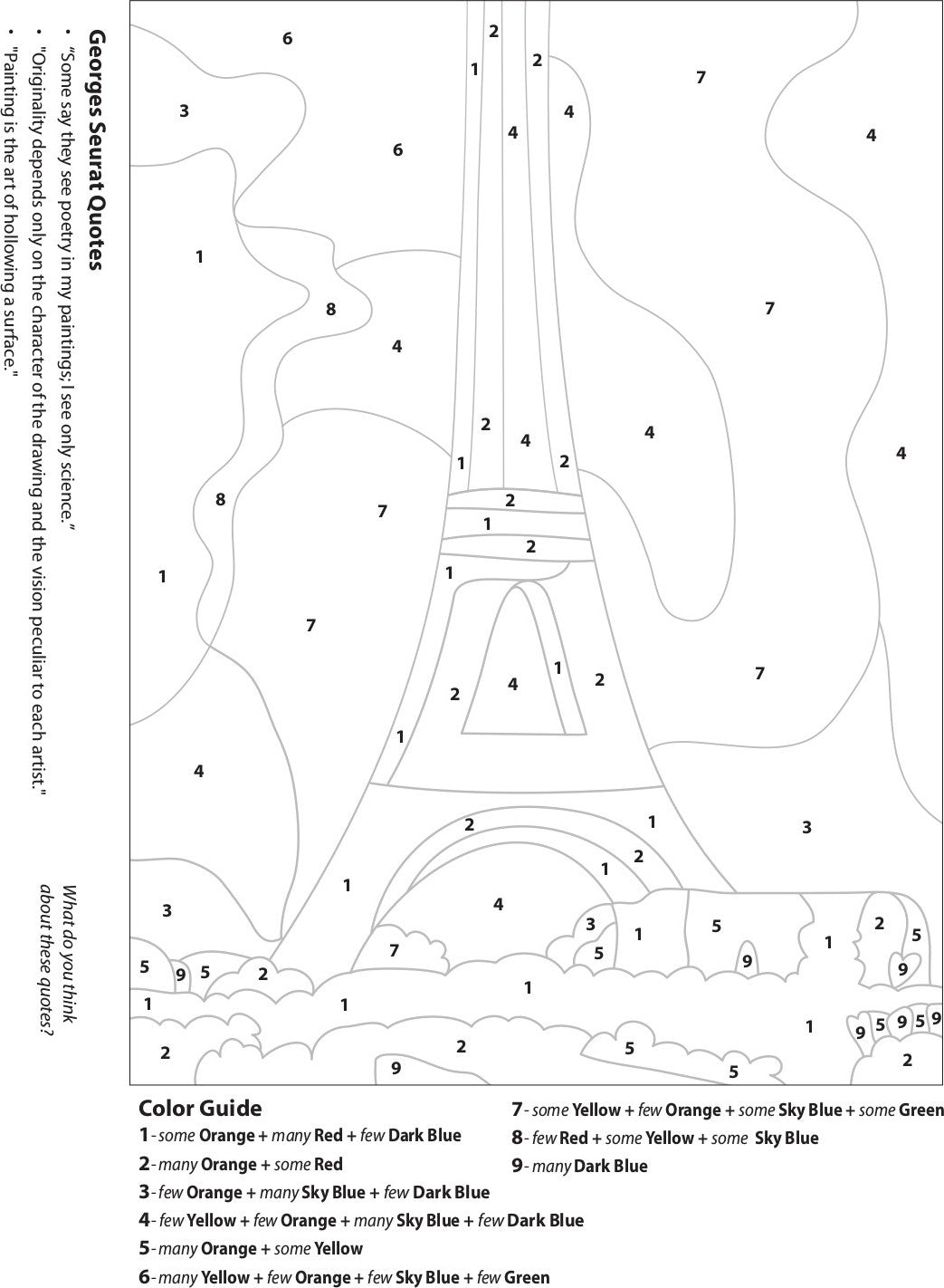 Paint By Number Museum Series-The Eiffel Tower