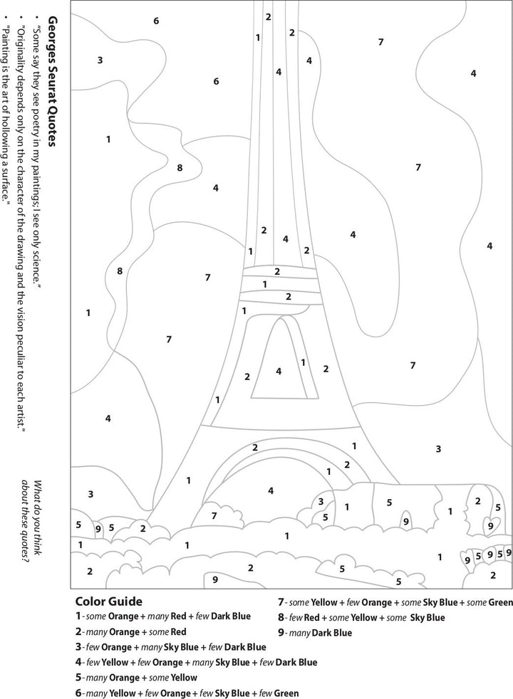 Paint By Number Museum Series-The Eiffel Tower