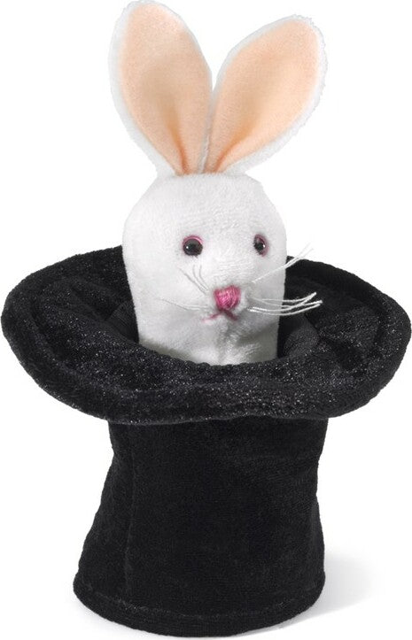 Mini Rabbit in Hat Finger Puppet