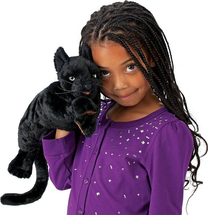 Cat, Black Hand Puppet