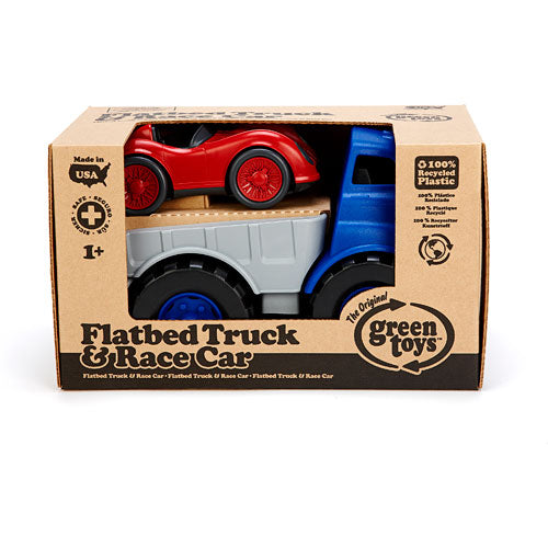 Flatbed w/Red Race Car