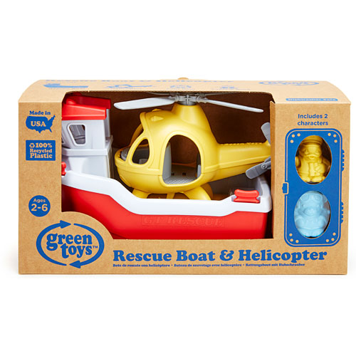 Rescue Boat with Helicopter – Stevenson's Toys & Games