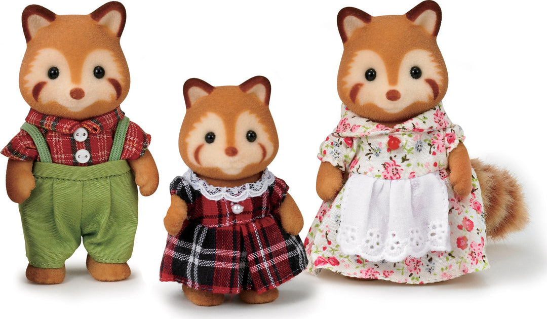 Calico Critters Red Panda Family