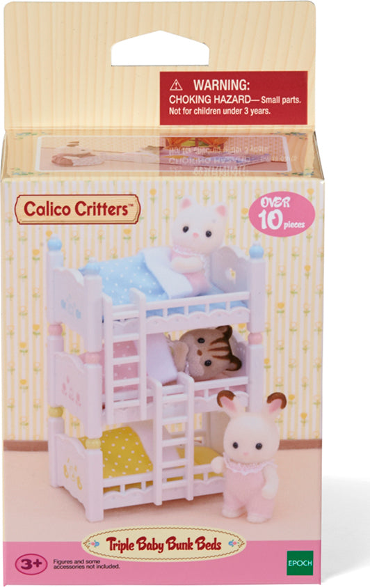 Calico Critter Triple Baby Bunk Beds