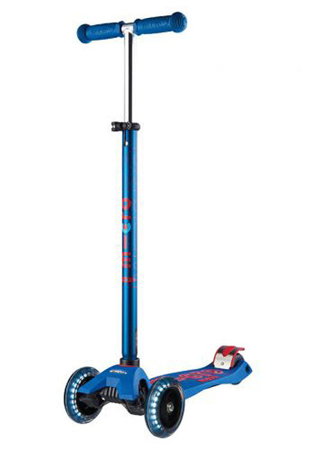 Micro Maxi Deluxe LED Scooter Blue