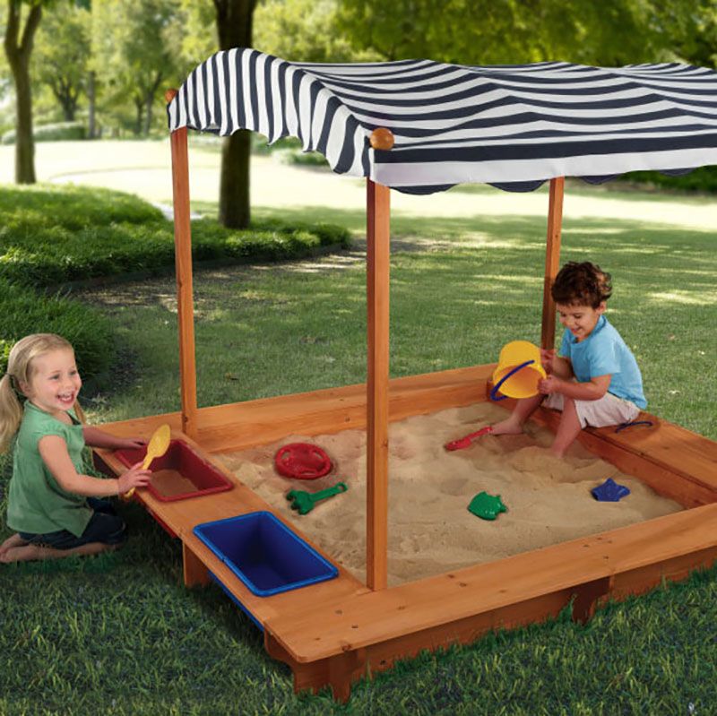 Sanbox Image Outdoor Sandbox with Canopy – Stevenson's Toys & Games