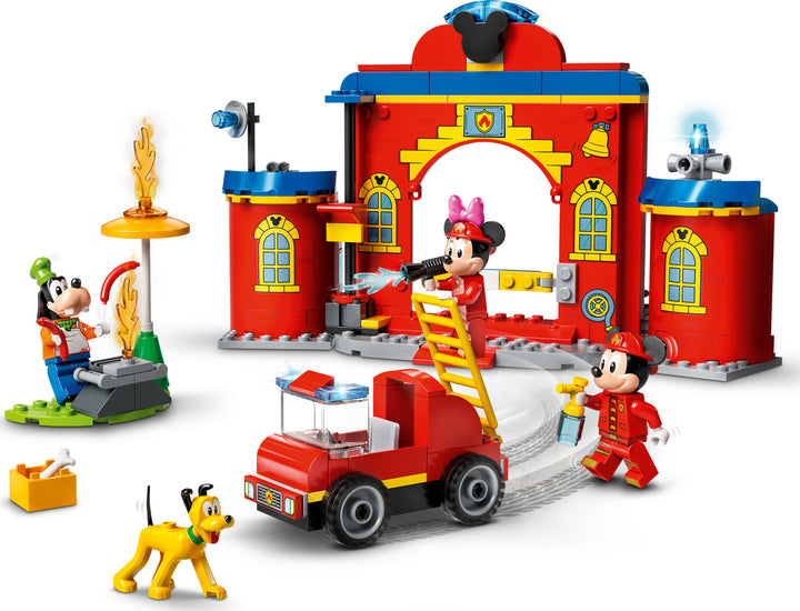 Mickey & Friends Fire Truck & Station