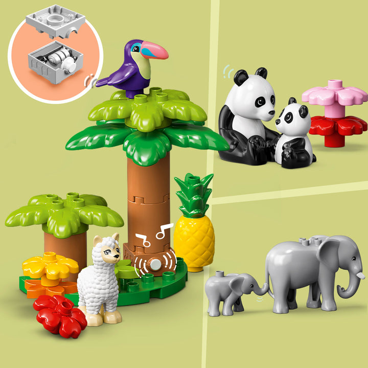 Wild Animals of the World Toy Set