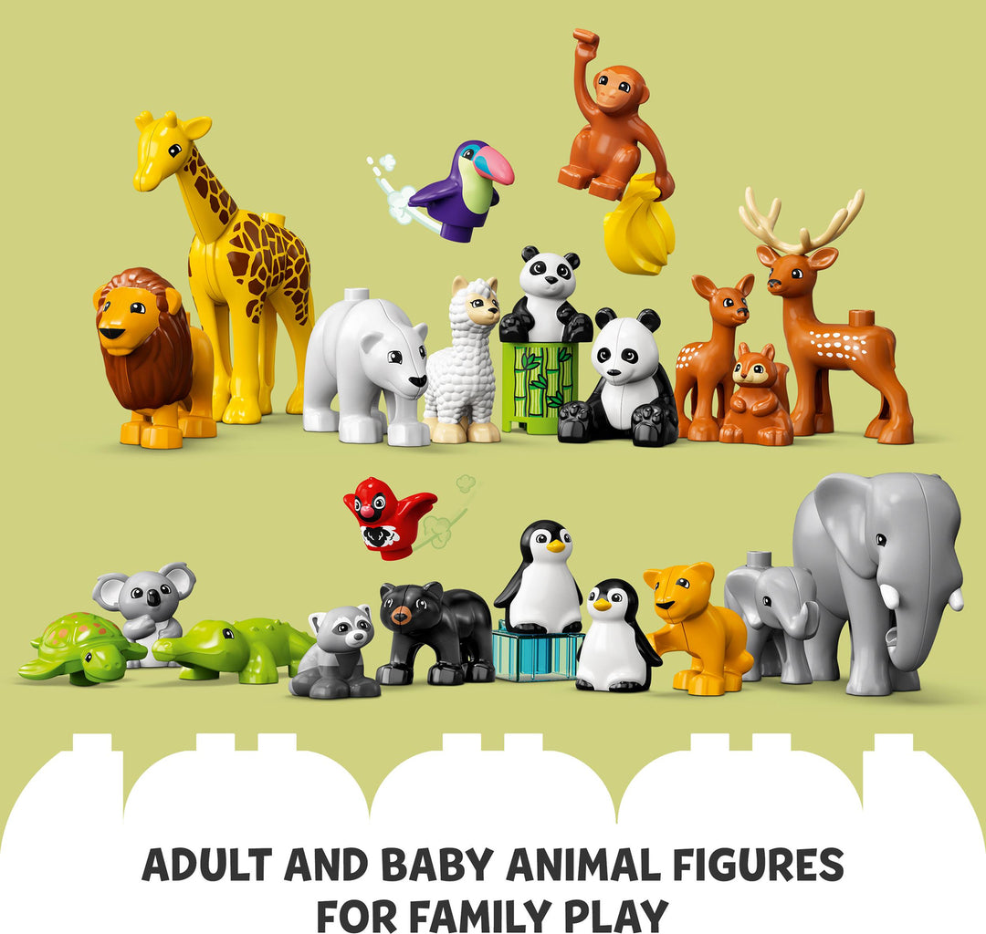 Wild Animals of the World Toy Set