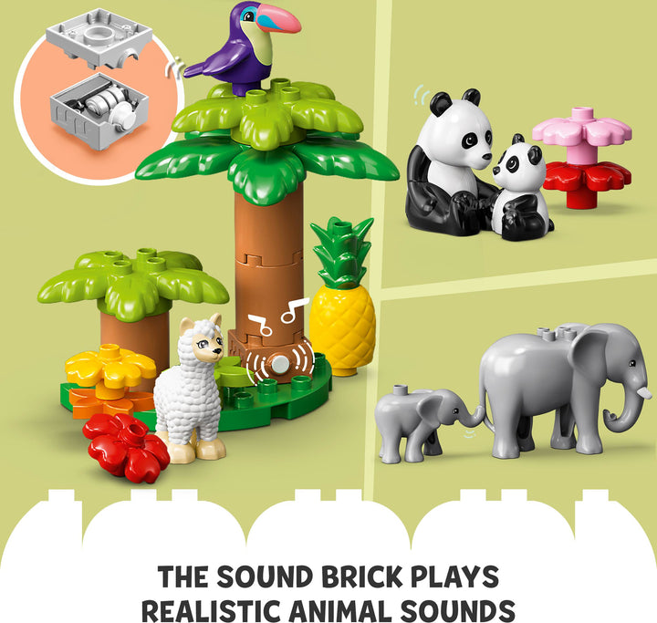 Wild Animals of the World Toy Set