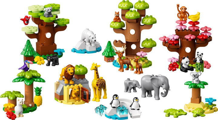 Wild Animals of the World Toy Set