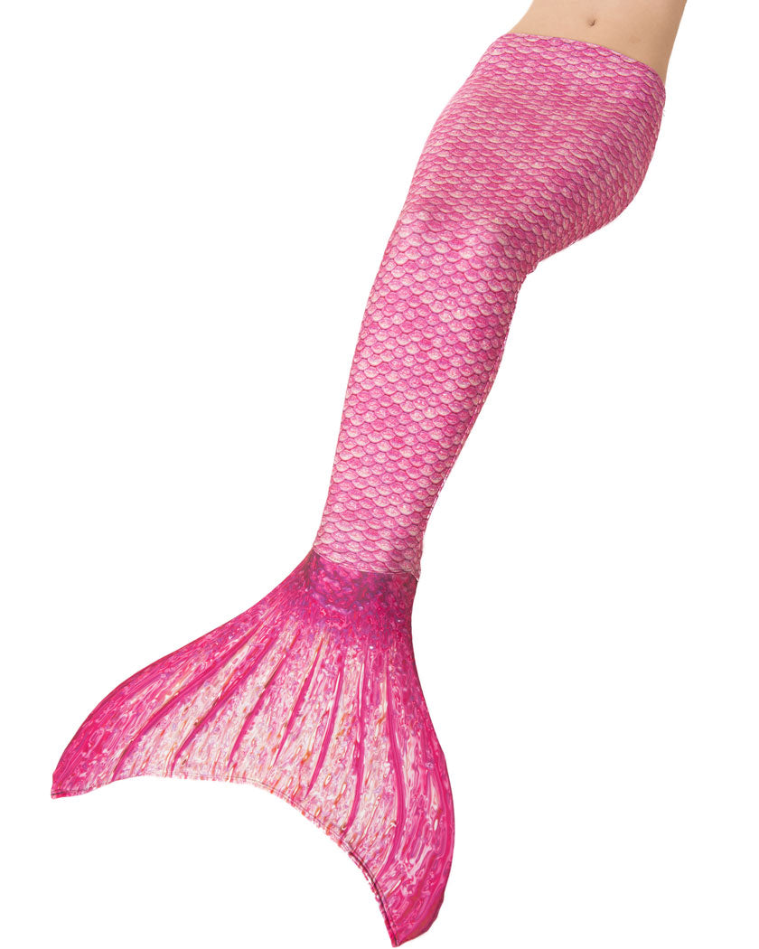 Malibu Pink Mermaid Tail Size 8 w/ Jr. Monofin
