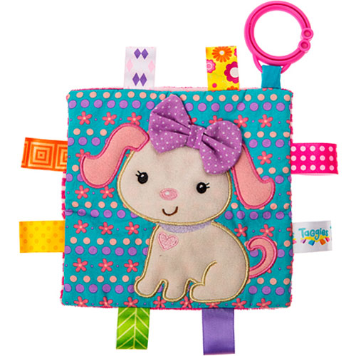 Taggies Crinkle Me Sister Puppy-6.5x6.5"